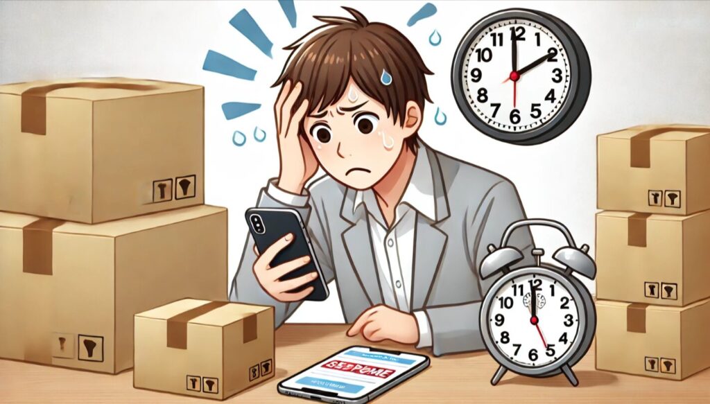 メルカリで発送期限を過ぎた際のペナルティの影響