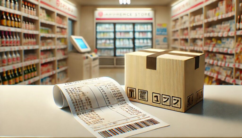 レシートに記載される情報