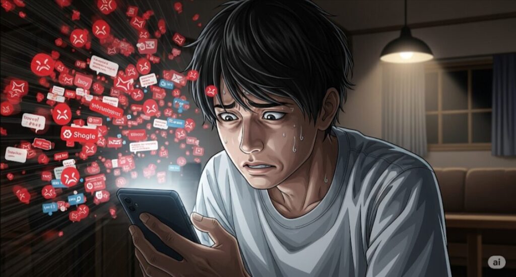 繰り返される悪質な嫌がらせの例