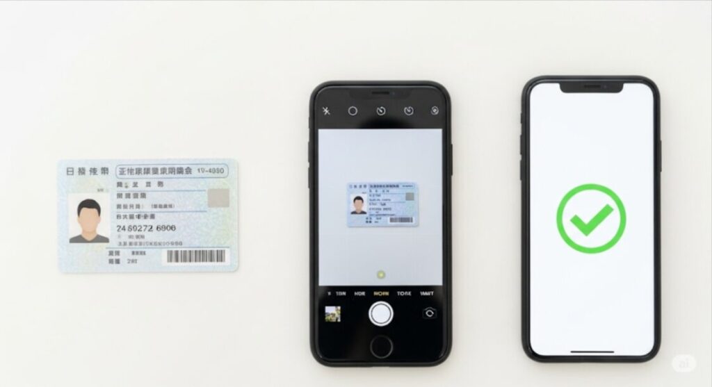 3ステップで完結する本人確認のやり方
